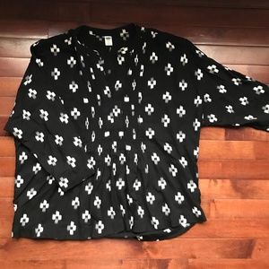Old Navy, print blouse